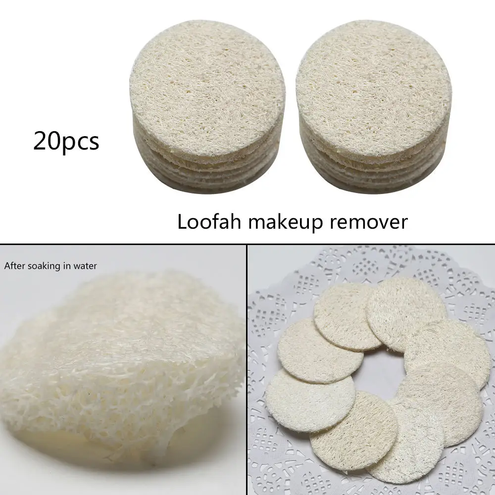 20 шт. отшелушивающие губки для снятия макияжа|Устройства чистки лица| |