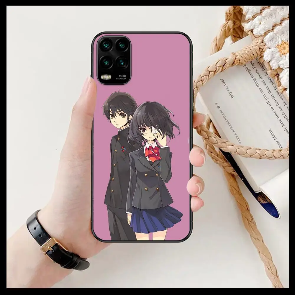 

Mei Misaki Another Anime cartoon Phone Case For XiaoMi Redmi Note 11 10 9S 8 7 6 5 A Pro T Y1 Anime Black Cover Silicone Back Pr