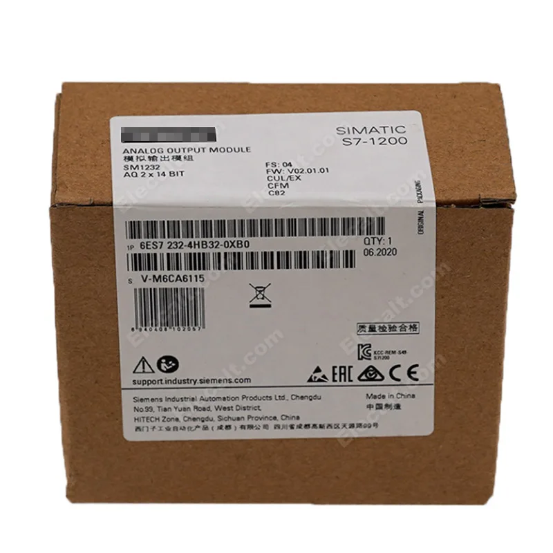 

SM 1232 6ES7232-4HB32-0XB0 6ES7 232-4HB32-0XB0 SIMATIC S7-1200 6ES72324HB320XB0