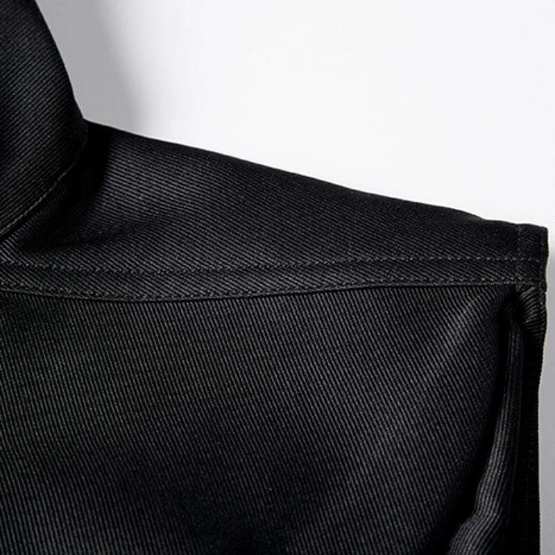 19ss мужской Готический свободный черный жилет новый темно-черный локомотив панк