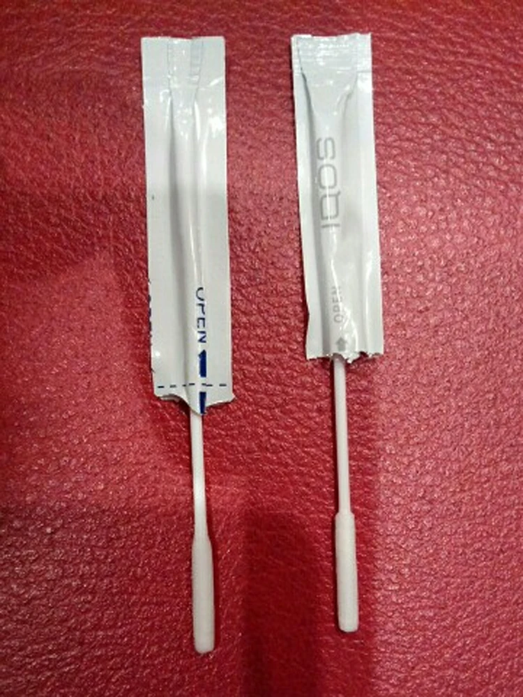 Чистящая палочка влажные спиртовые ватные палочки с двойной головкой для