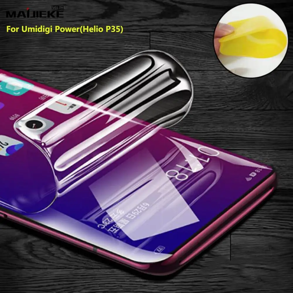 6D фронтальная Гидрогелевая пленка для umidigi Power глобальная версия 6 3 дюйма