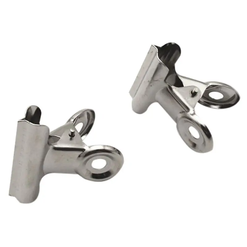 

20 Pcs Large 63mm Metal Binder Clips Food Bag Clips 1-Inch Capacity Bulldog Clips,Silver