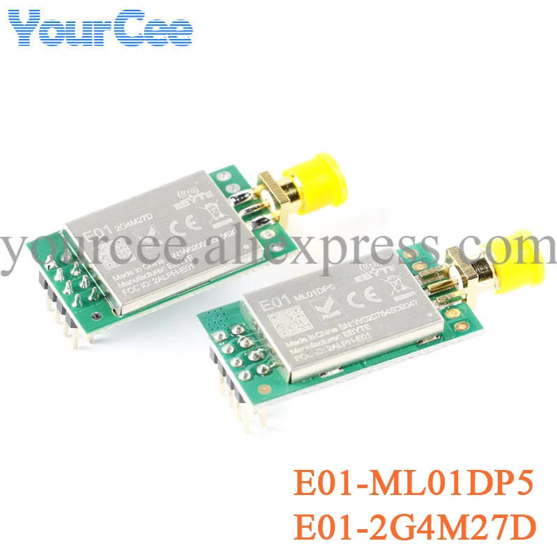 E01-2G4M27D E01-ML01DP5 nRF24L01P nRF24L01 PA LNA большой диапазон 2 4 ГГц SPI DIP IoT Wifi беспроводной модуль -