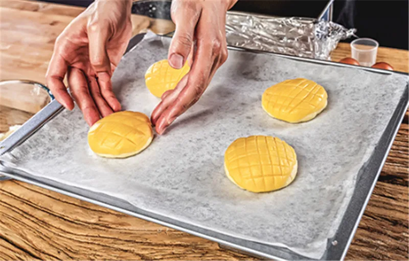 500 шт. белая прямоугольная антипригарная бумага для печенья пергамент противень