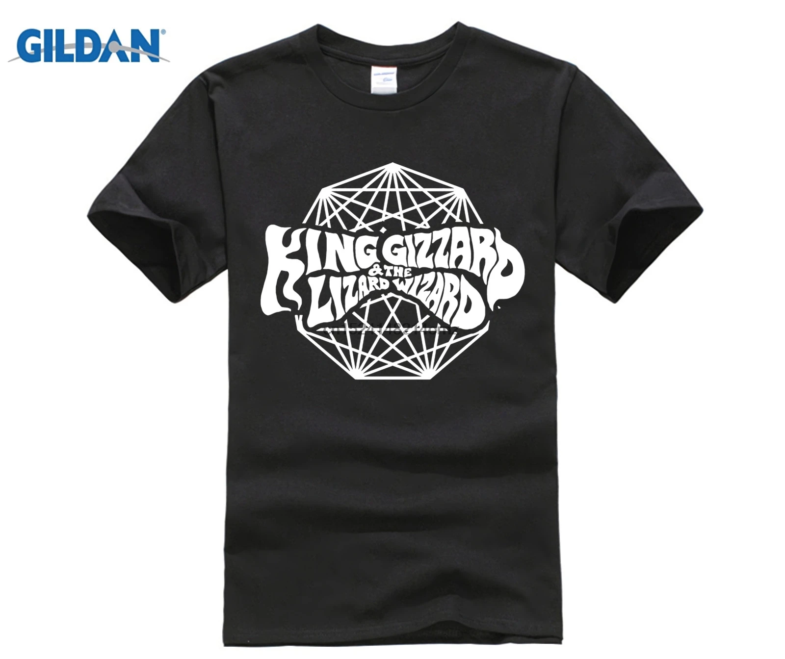 

Designing Camisa Homme King Gizzard And The Lizard Wizard Western Black T Shirt For Men T-Shirt Knitted