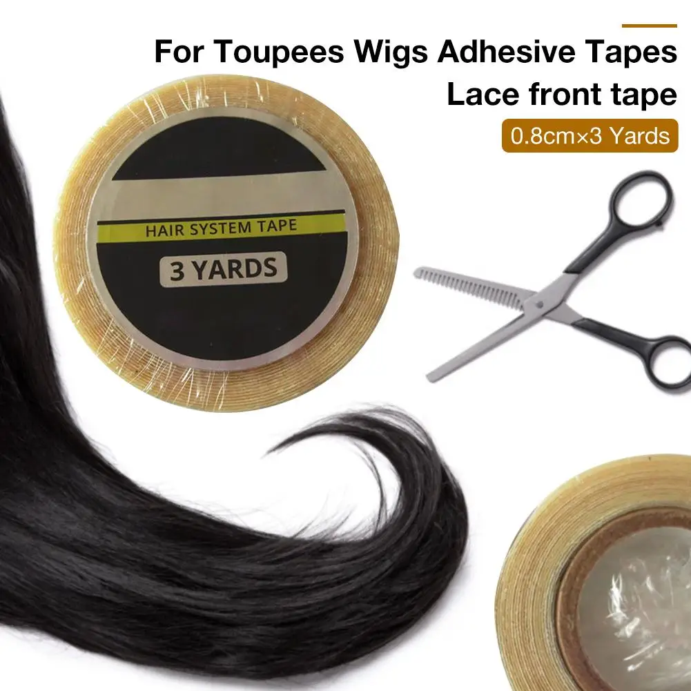 Lace Front Tape Double Sided Roll High Quality For Toupees Wigs Adhesive Tapes Easy To Clean Beauty Tool |