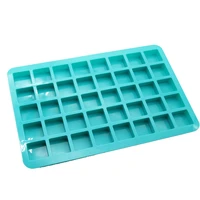 40 holes food grade silicone diy ice cube tray molds square shape chocolate pudding candy mould handmade craft supplies