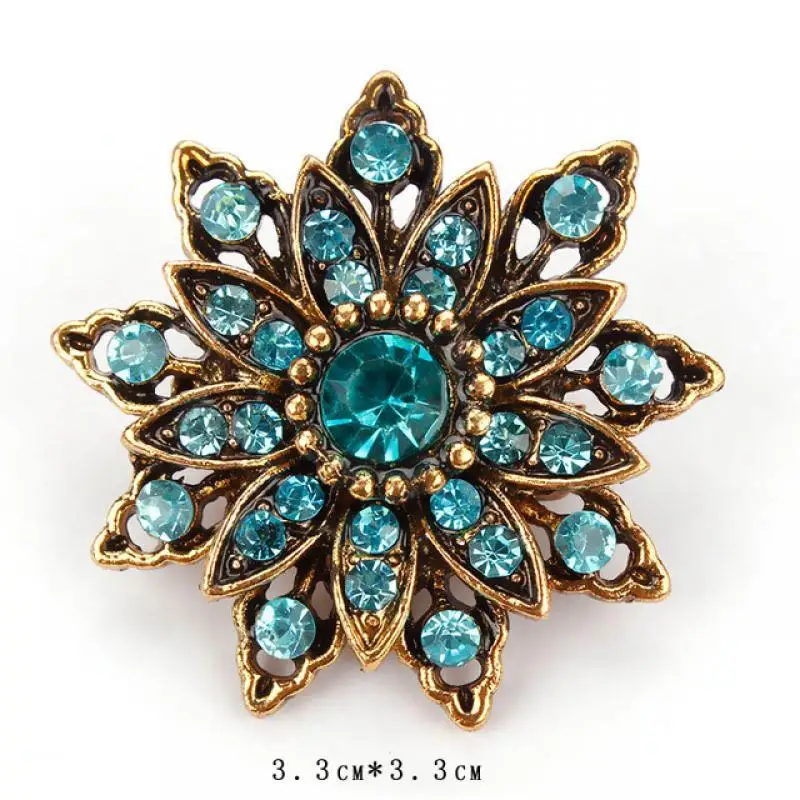 Цветок броши для женщин свадебный букет из горного хрусталя Bijoux булавки одежда