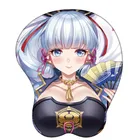 Силиконовый коврик для мыши, 3D коврик для мыши, для косплея, аниме Genshin Impact Kamisato Ayaka
