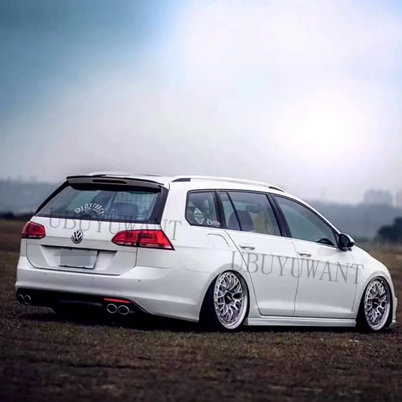 

UBUYUWANT For Golf 7 Wagen 2014+ Universal Hatchback Spoiler ABS Plastic Car Tail Wing Decoration Rear Roof Lip Spoiler For MK4