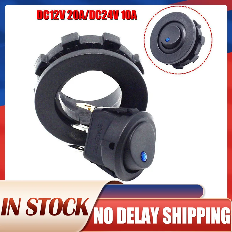 Переключатель модификации автомобиля 3-контактный 12 В 24 синий/красный/зеленый