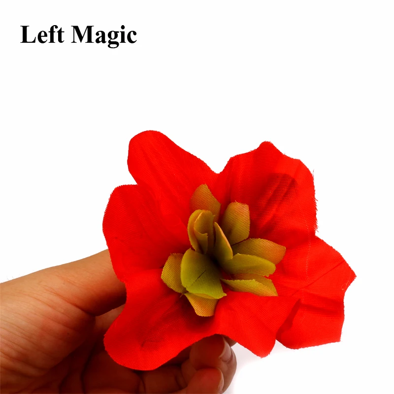 10 шт./компл. цветок из пустых рук волшебный трюк (бумага и ткань) крупный план