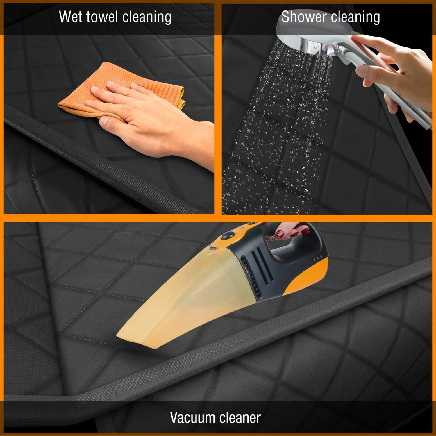 

Dog Car Seat Covers for Back Seat for Sedan Truck SUV - Pet Car Seat Covers Protector Hammock Beach for Dogs Kids Tear Resistan