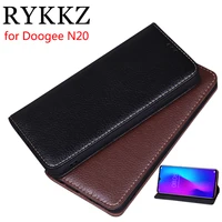 rykkz luxury leather flip cover for doogee n20 6 3 protective mobile phone case leather cover for doogee n10 y8 free shipping