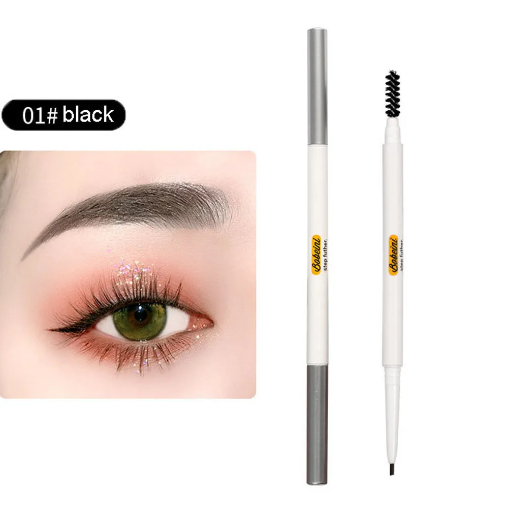 

6 Colors Eyebrow Pen Waterproof Sweat-proof Tip Eyebrow Tattoo Pencil Cosmetic Long Lasting Double-headed Eye Brow Pencil