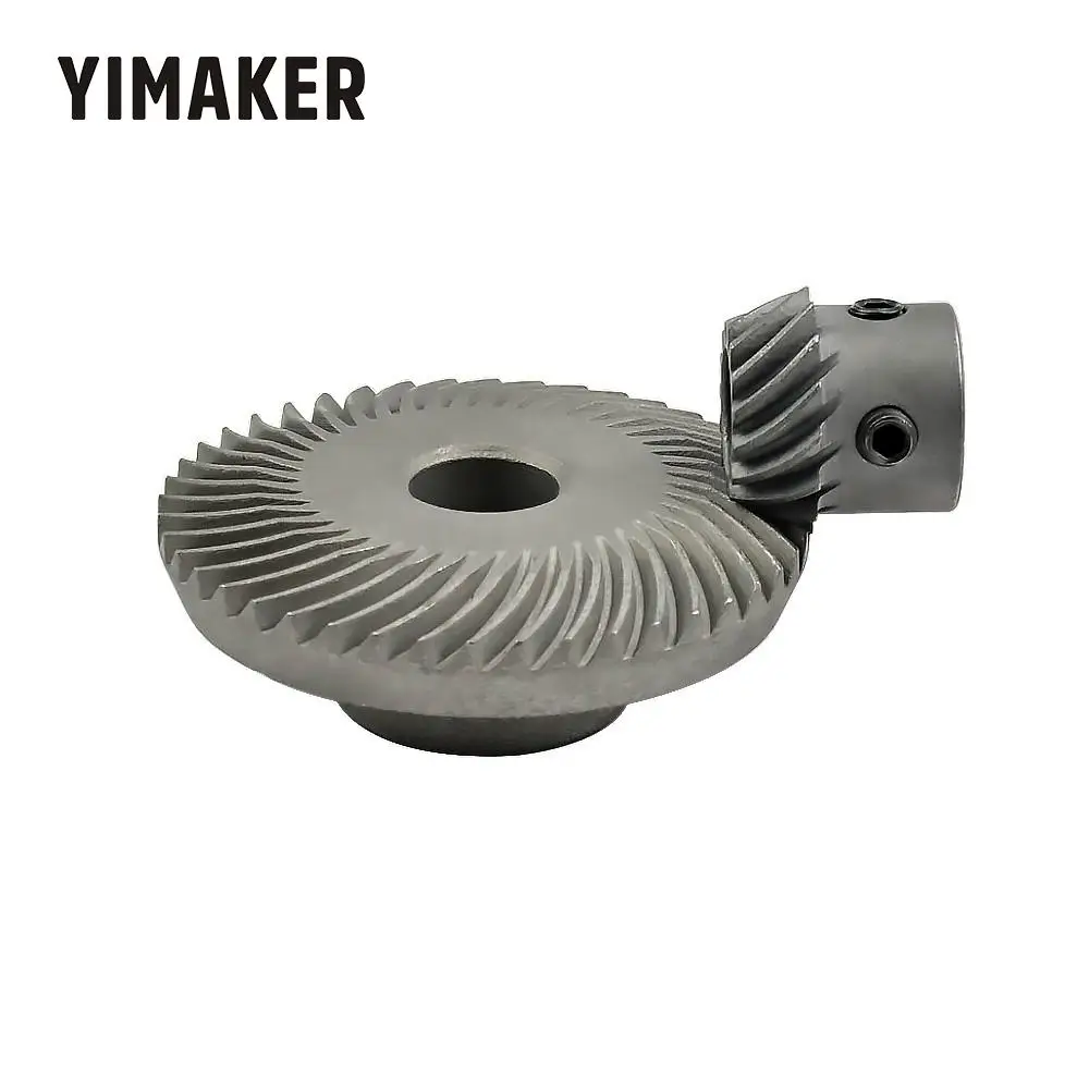 YIMAKER 1 пара 1 модуль 1:3 маленькая спиральная коническая шестерня углеродная Стальная Винтовая передача электрические инструменты нестандартные дуговые зубья