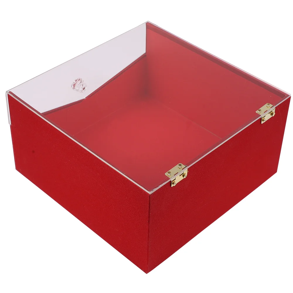 

Valentine's Day Flower Packaging Box Panoramic Window Gift Flower Wrapping Box
