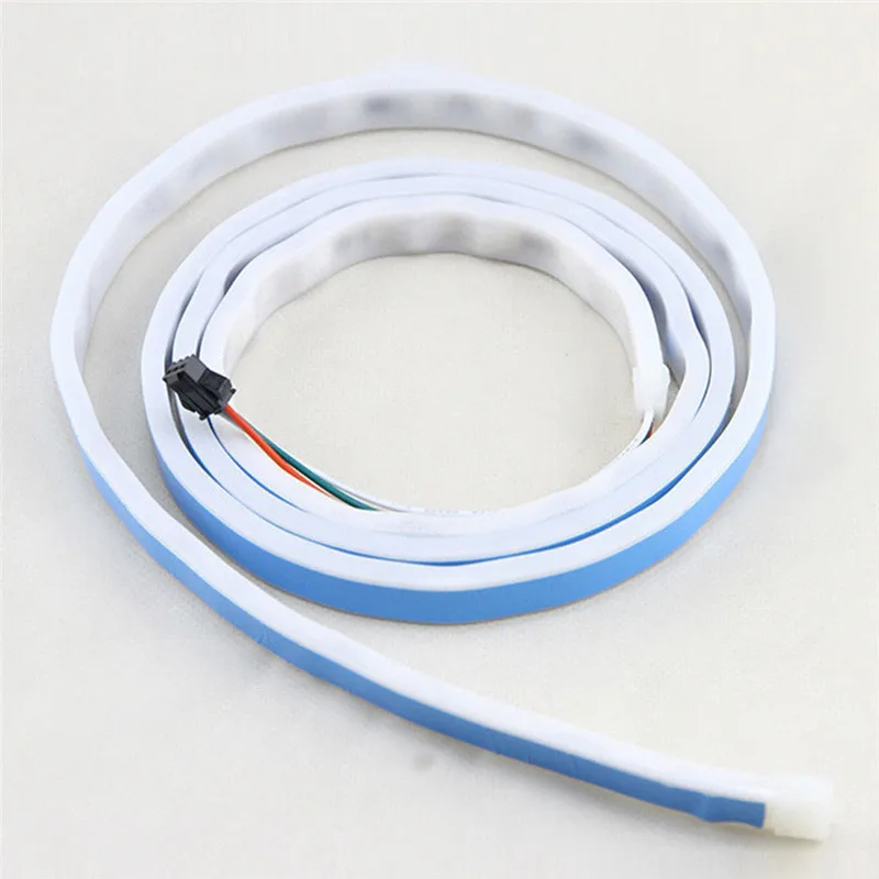 Новый 1 2 m 12V RGB потока Тип светодиодный автомобиль задней полосы