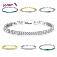 popular trend bright crystal bracelet various models for choice real 925 sterling silver bracelet for women party free shipping
