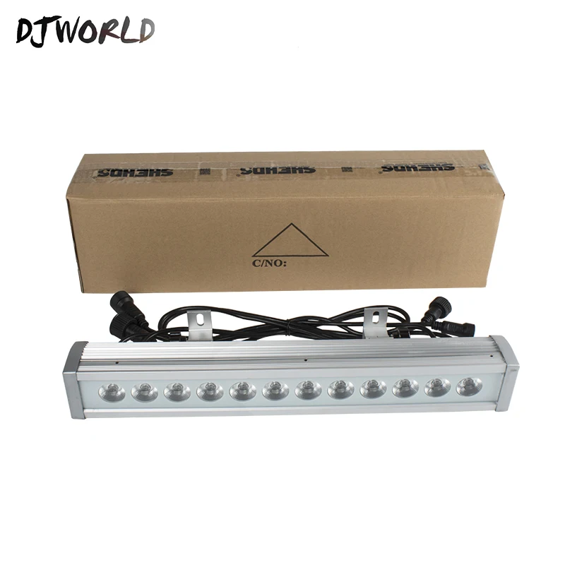 10 шт. водонепроницаемый светодиодный настенный светильник 12x12 Вт RGBW сценический