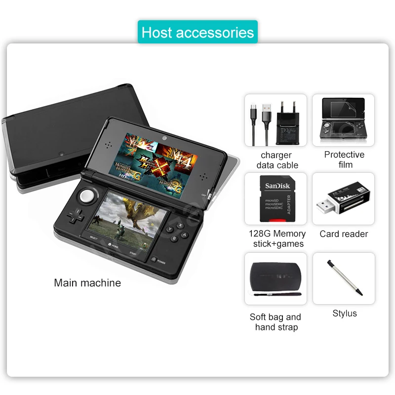 Оригинальная игровая консоль 3DS 3DSXL 3dsll портативная бесплатные игры для Nintendo |