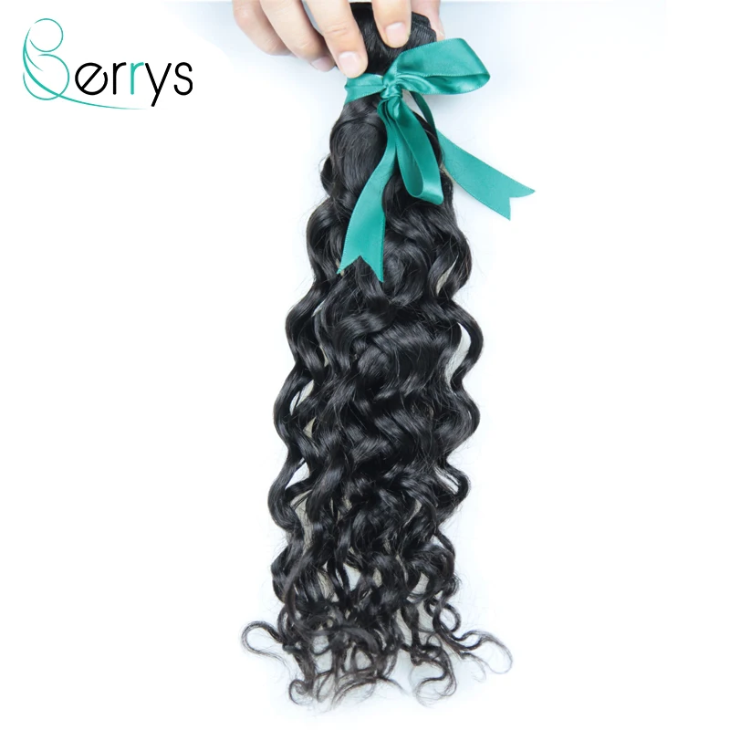 Перуанские волнистые пучки Berryshair 1/3/4 шт. 100 г 100% человеческие волосы для