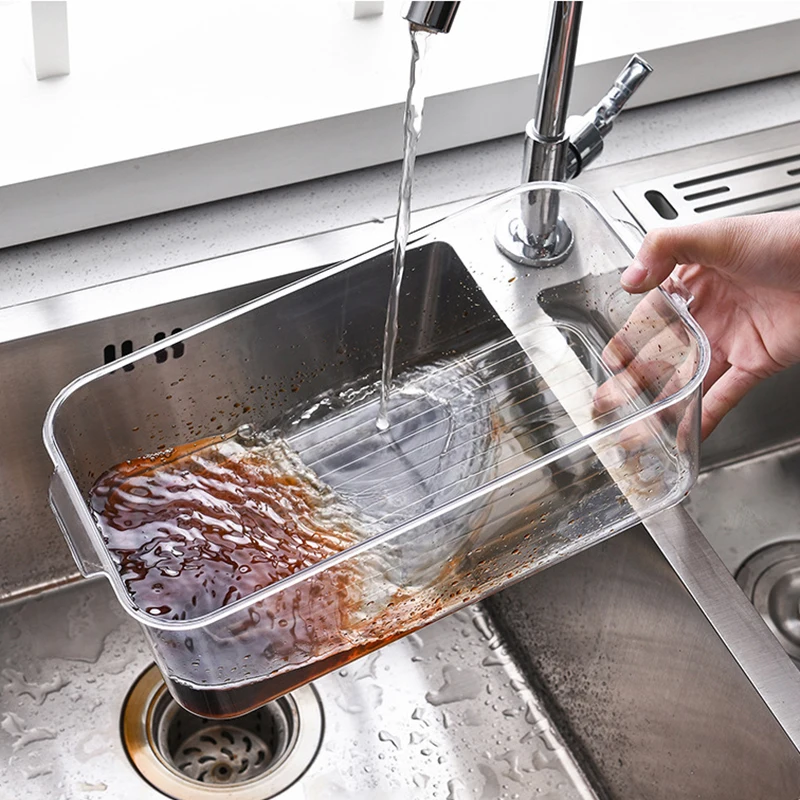 refrigerator storage box with lids food storage bins for fruit vegatable eggs freezer fridge stackable cabinet kitchen organizer free global shipping