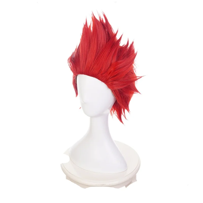

My Hero Academia Anime Cosplay Character Kirishima Reijiro Short Red Wig Boku No Hero Academia Cosplay Short Synthetic Wig