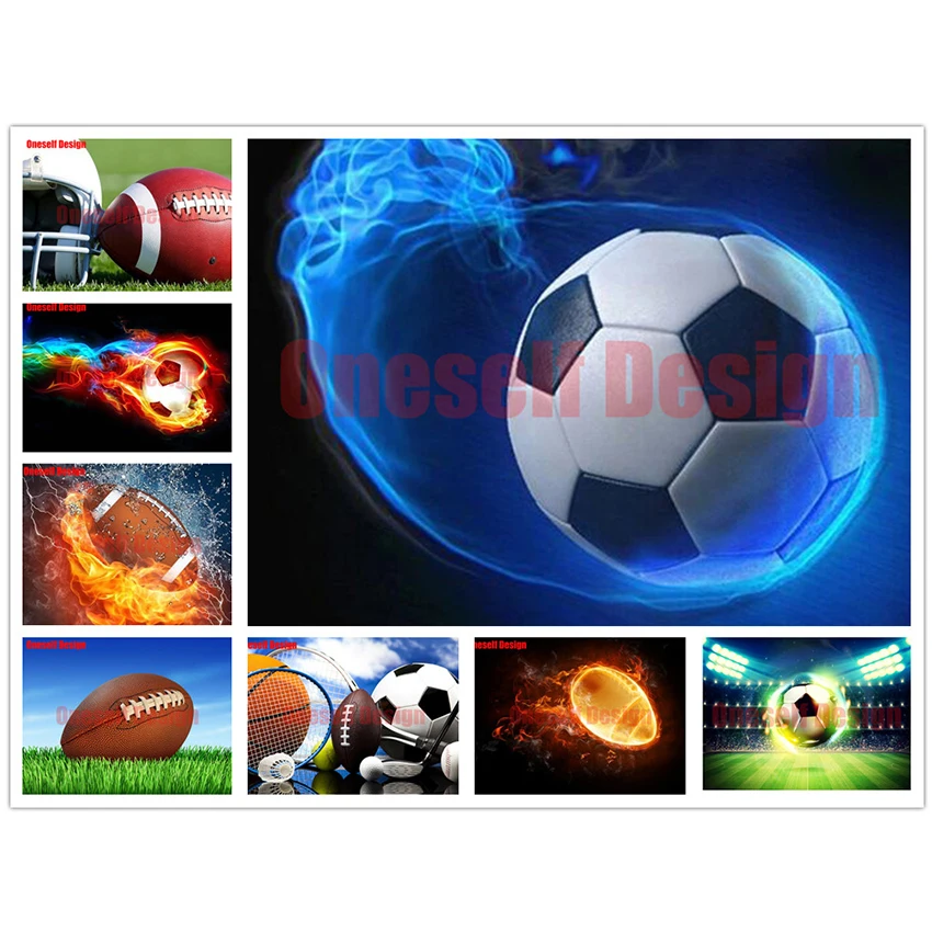 Алмазная мозаика Стразы картины футбол 5d алмазная живопись полный квадрат набор