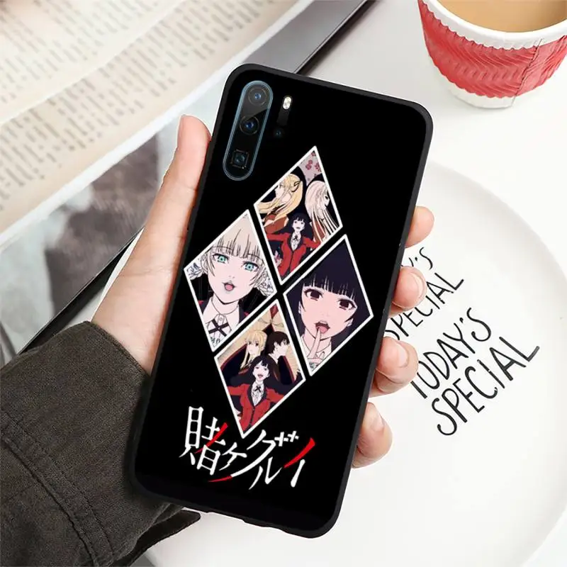 

Crazy Excitement Manga Kakegurui Phone Case For Huawei P20 P30 P40 lite Pro P Smart 2019