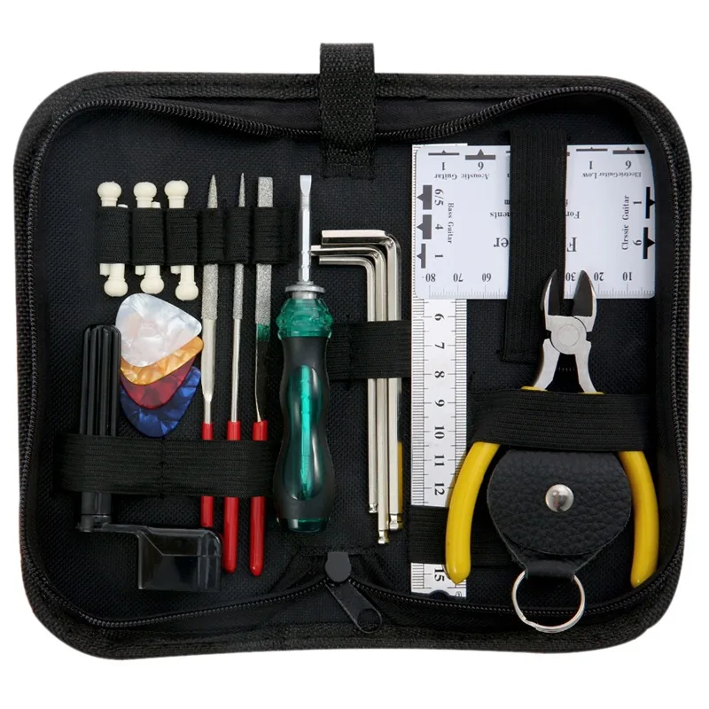 

Mini Guitar Kit Guitar Repair and Care Kit Cleaning and Maintenance Accessories