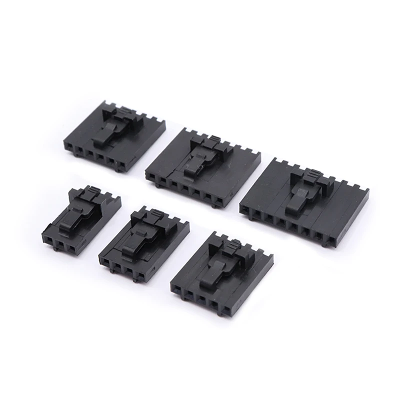 Разъем Dupont 2 54 мм 10 шт. 2P 3P 4P 5P 6P 7P 8P-12Pin с пряжкой Однорядный корпус MX2.54 CD-ROM |