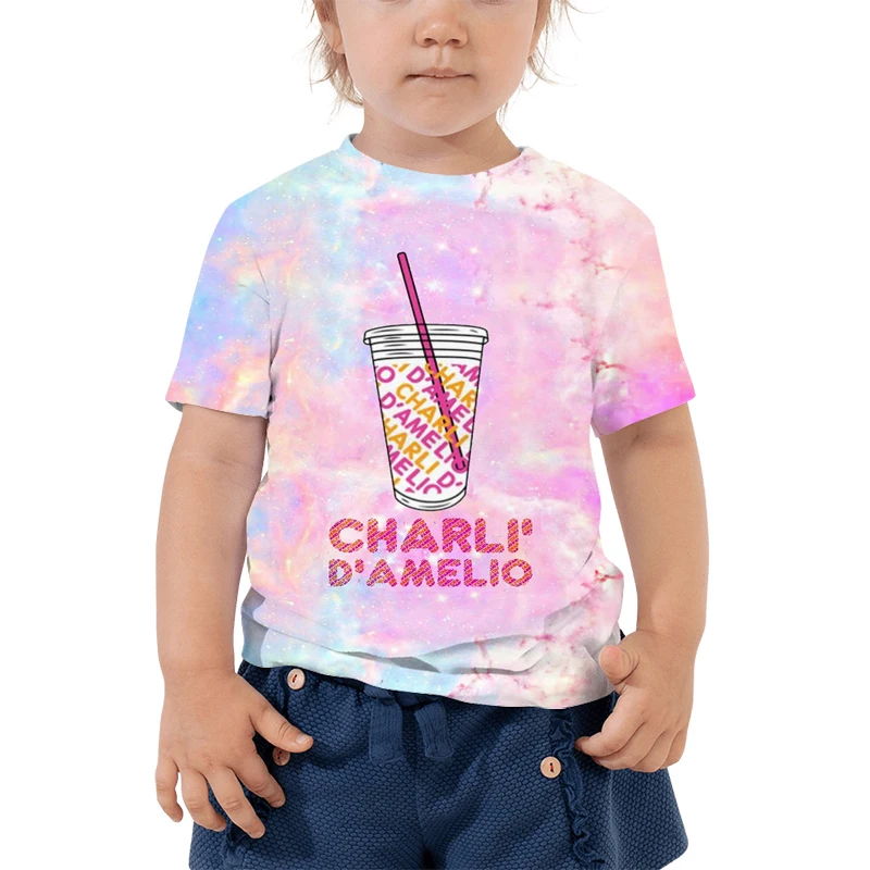 

Kids Charli Damelio 3D Print T Shirts for Girls Boys Tshirts Summer Children T-shirts Toddler Tops Baby Tee Infantil Camiseta