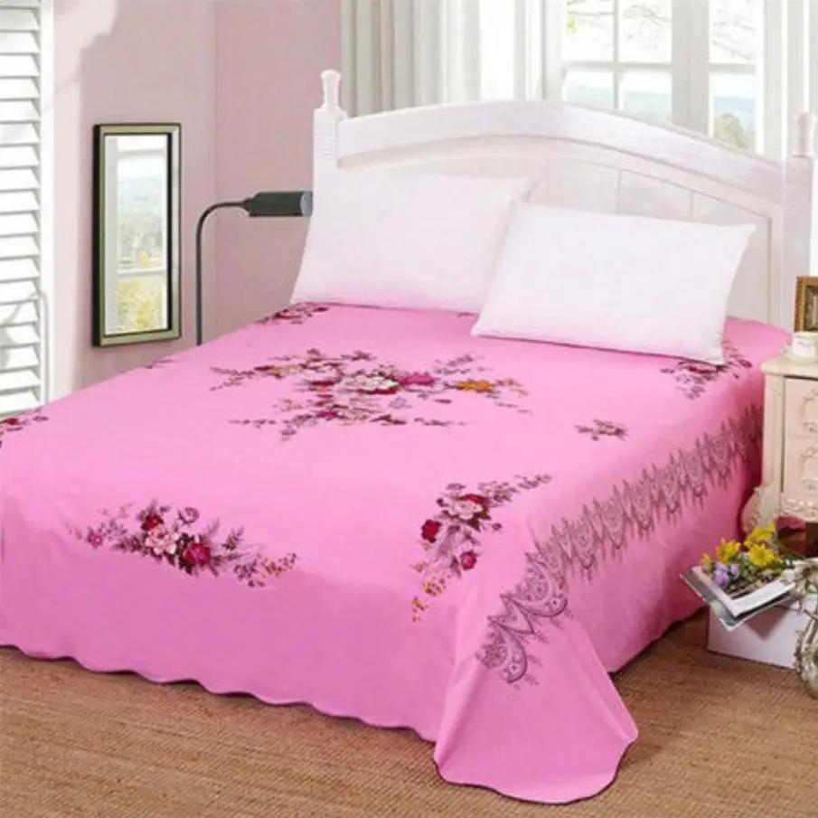 

Fort Hope Bedding Sheet (not include pillowcase) Cotton Bedsheet Home Textile Printing Flat Sheets Combed Cotton Bed Sheet F0165
