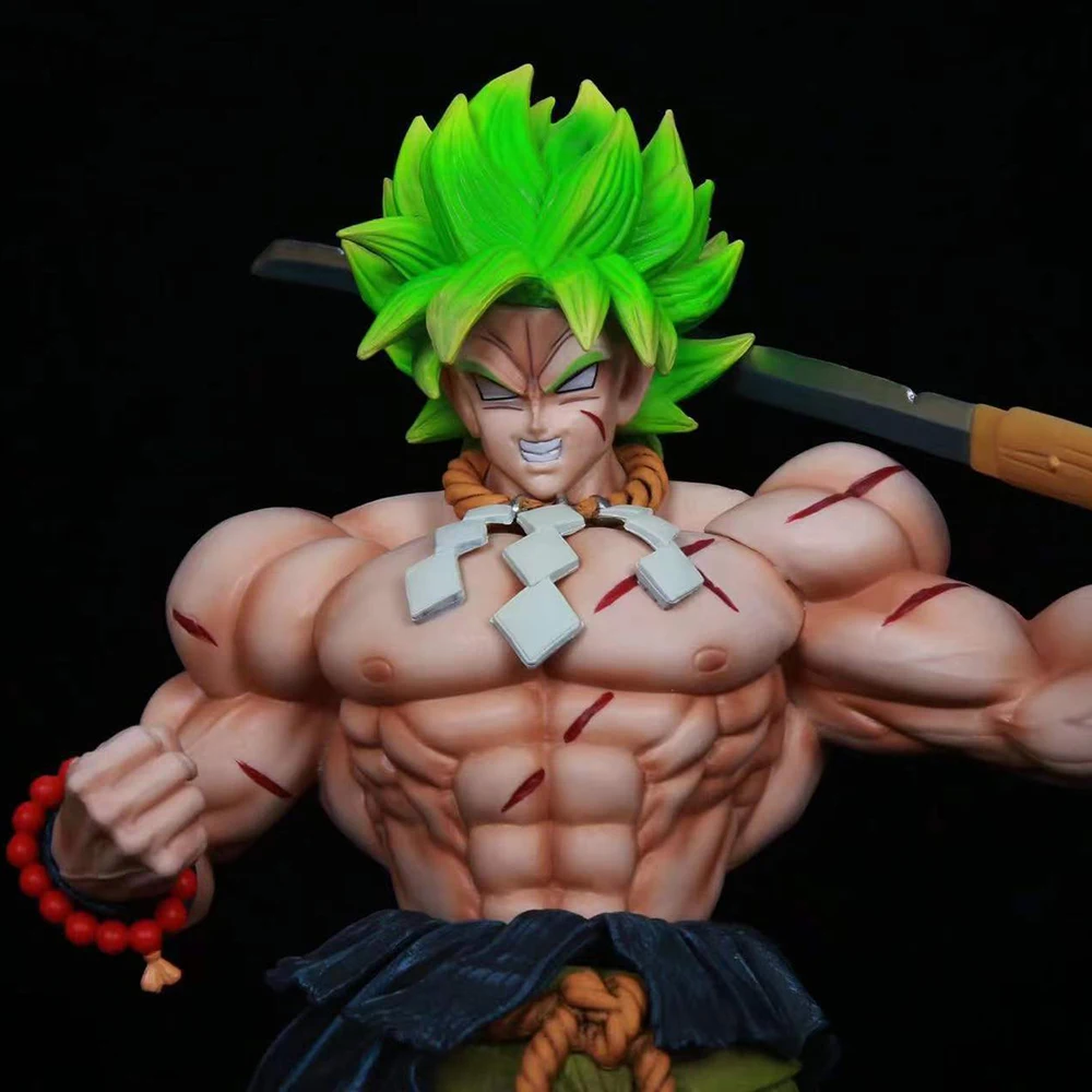 

36cm Dragon Ball Z DBZ Anime Broly Broli Blory Battle Decoration PVC Action Figure Cartoon Model Toy For Gift Free Shipping Item
