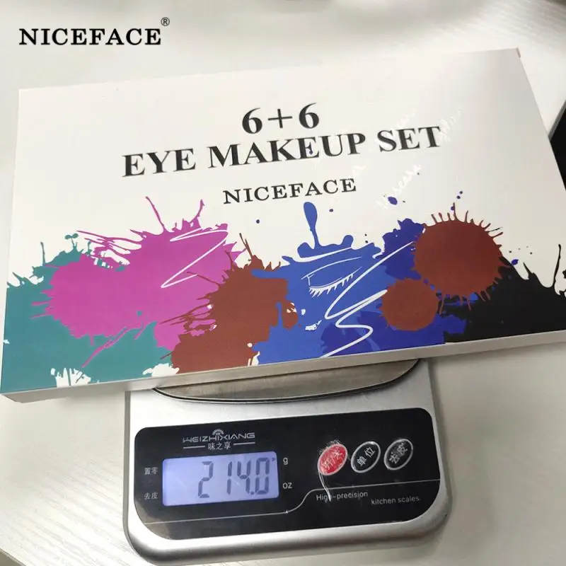 

12pcs Beauty Mascara Eyeliner Pen Set Waterproof Sweat-proof Non-smudge Eyeliner Pencil Long Curling Eye Lash Comestics TSLM1