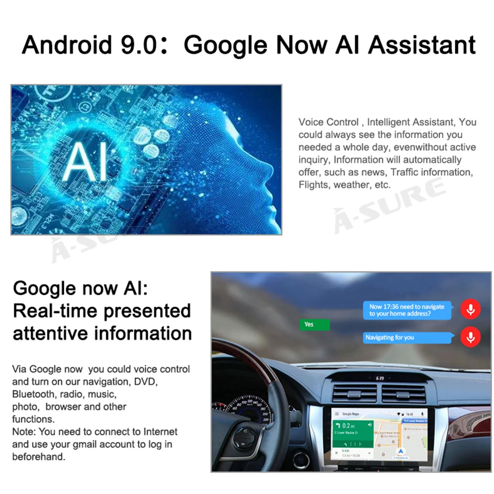 A-Sure 2 Din Android 9 0 радио gps для Vauxhall Opel Corsa Antara Astra Vectra Meriva Zafira Vivaro dvd-плеер стерео
