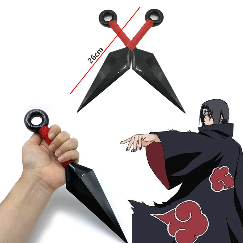 Anime Naruto Set Cosplay Uchiha Itachi Kunai Mask Gloves Ninja Accessories Kakashi Action Figure Prop Stuff Model Kids Toys Gift | Игрушки и