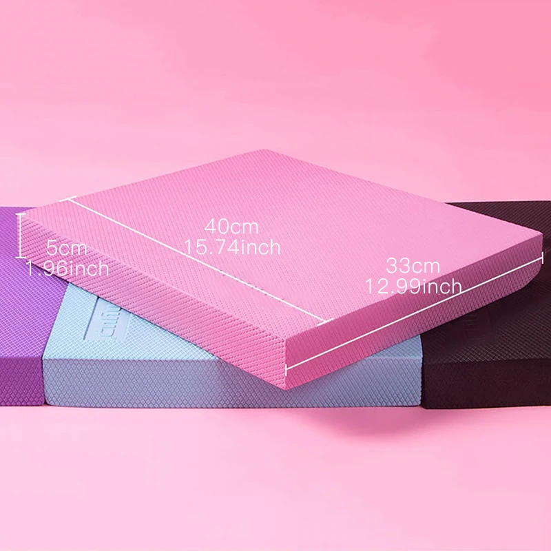 Большой Тренировочный Коврик из пены для йоги тренировок на коленях