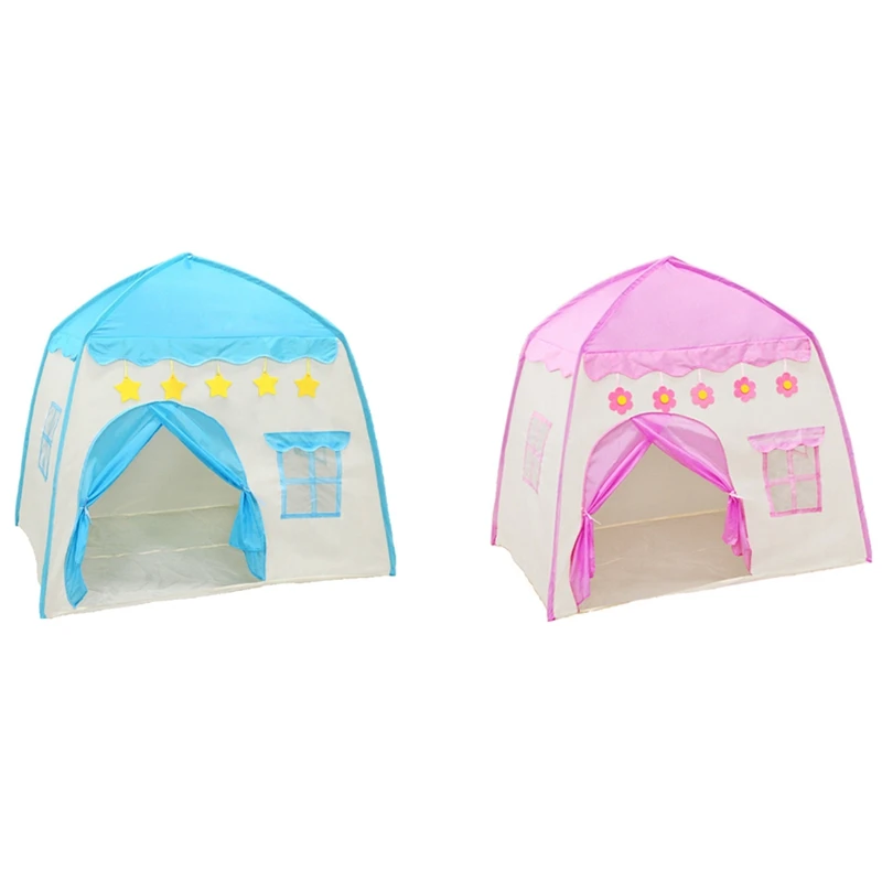 

Kids Play Tent Castle Teepee Tent for Playhouse Indoor Outdoor and Girls