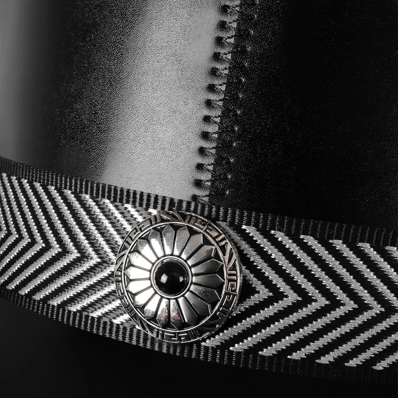 Маскарадная шляпа для мужчин и женщин мужская кожаная ретро-шляпа косплея в