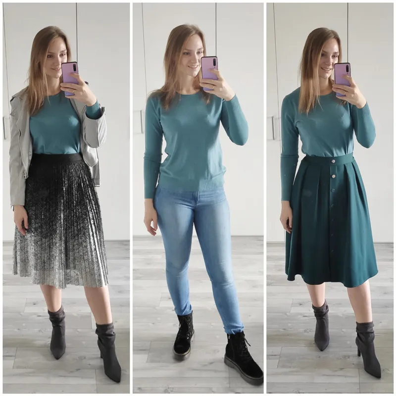 GCAROL, Новое поступление, Осень-зима, 30% шерсть, свитер, стрейч, OL, вязанный джемпер, яркий цвет, базовый, вязаные топы, S-2XL