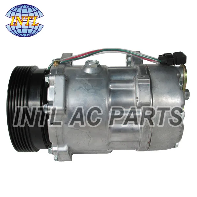 Sanden SD7V16 1100 Автомобильный Компрессор переменного тока для Фольксваген кабрио Гольф ПАССАТ 254073 8416002 10345180 1H0820803DX 11157591