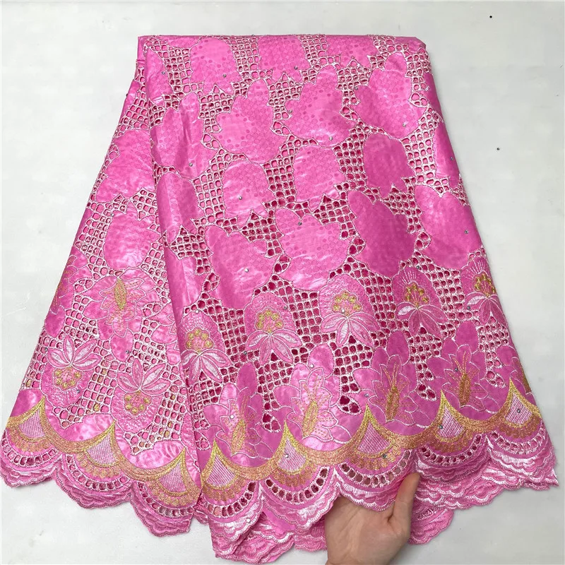 2 5 ярдов Новое поступление африканская богатая ткань с бусинами кружево