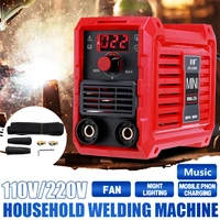5 in 1 220v arc welder inverter mma250225 electric iron soldering welding machine equipment music amplifier lcdadjustable spot
