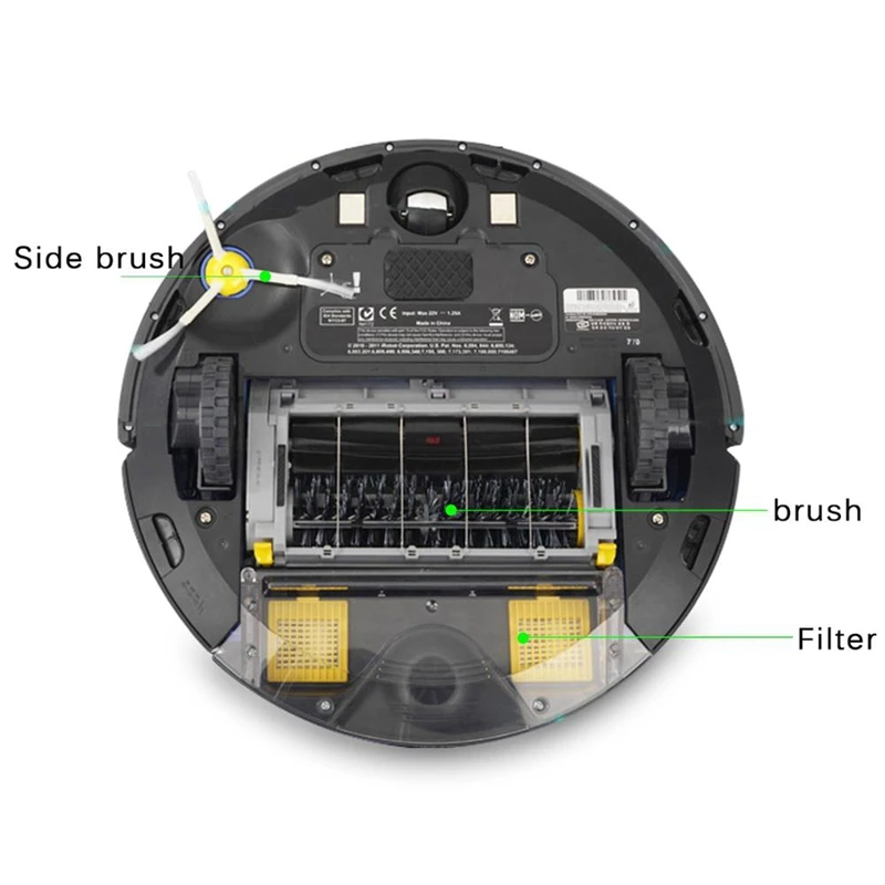 Для Irobot 750 760 765 770 774 775 776 782 785 786 790 Roomba 780 аксессуары набор запасных частей фильтр