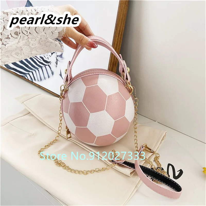 

New Designer Creative Round Ball Clutch High Quality Personality Dinner Purse Evening Bag Women Rhinestone Basketball Football