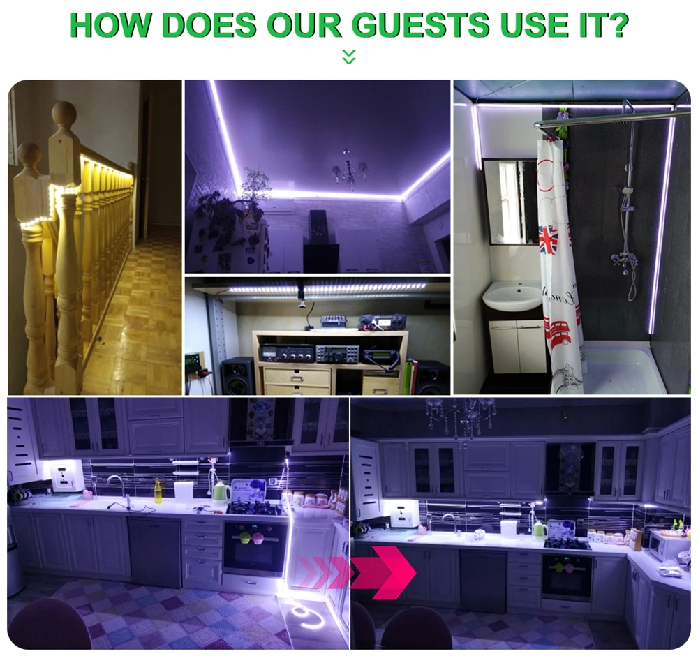 Светодиодная лента 5050 RGB 12 В постоянного тока гибкая для украшения дома
