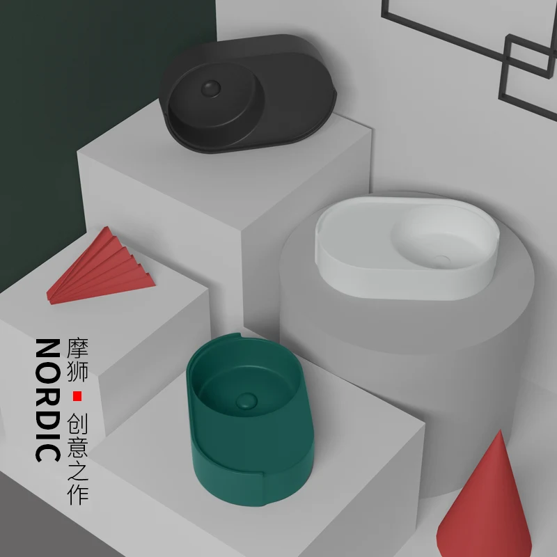 Раковина керамическая для ванной комнаты раковина умывания в современном стиле